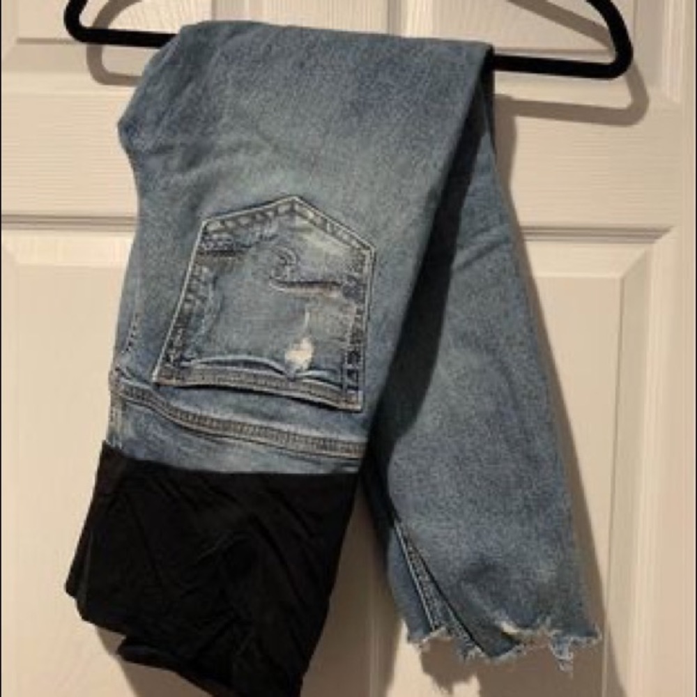 SILVER MATERNITY JEANS